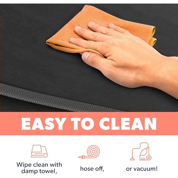 WOOF hammock style pet seat cover NEW IN Box BLACK Universal Fit - Picture 7 of 10